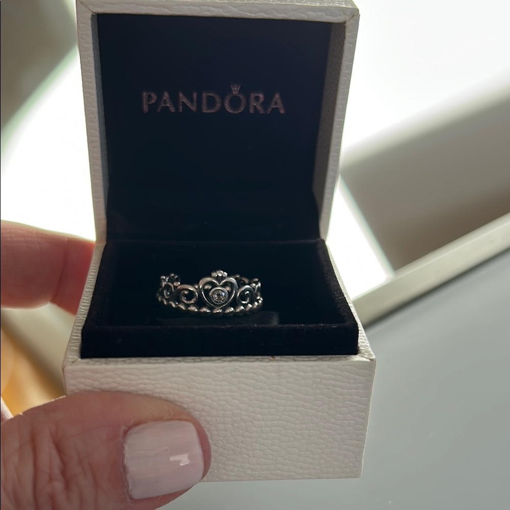 Pandora Silver Crown Jewelry Ring